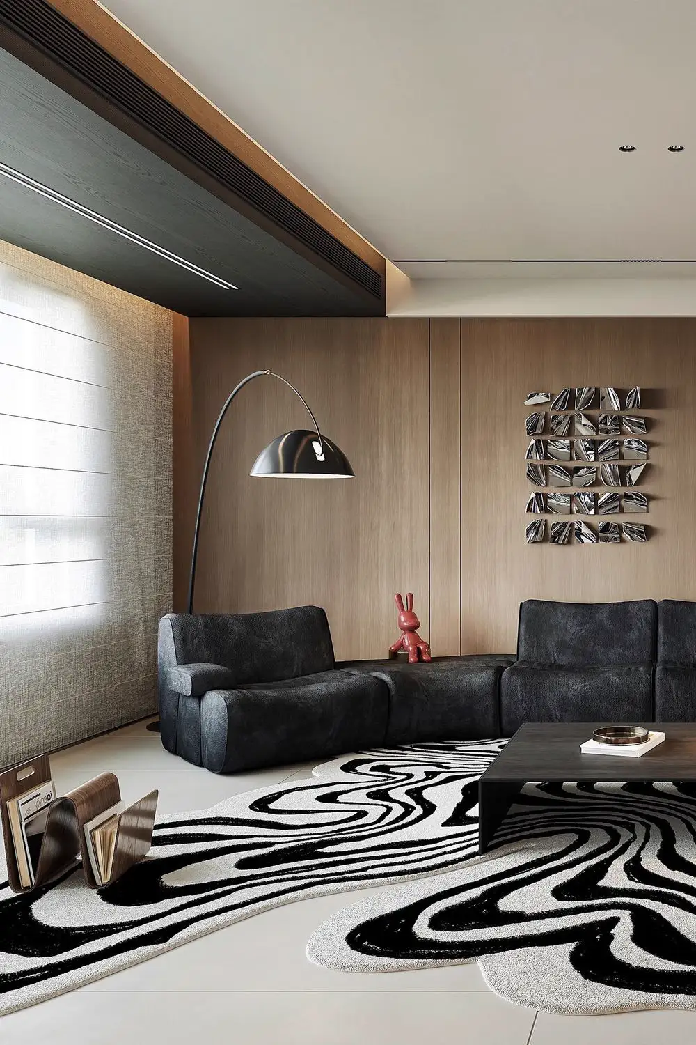 Italian Minimal Interior Rendering 13, interior view 5