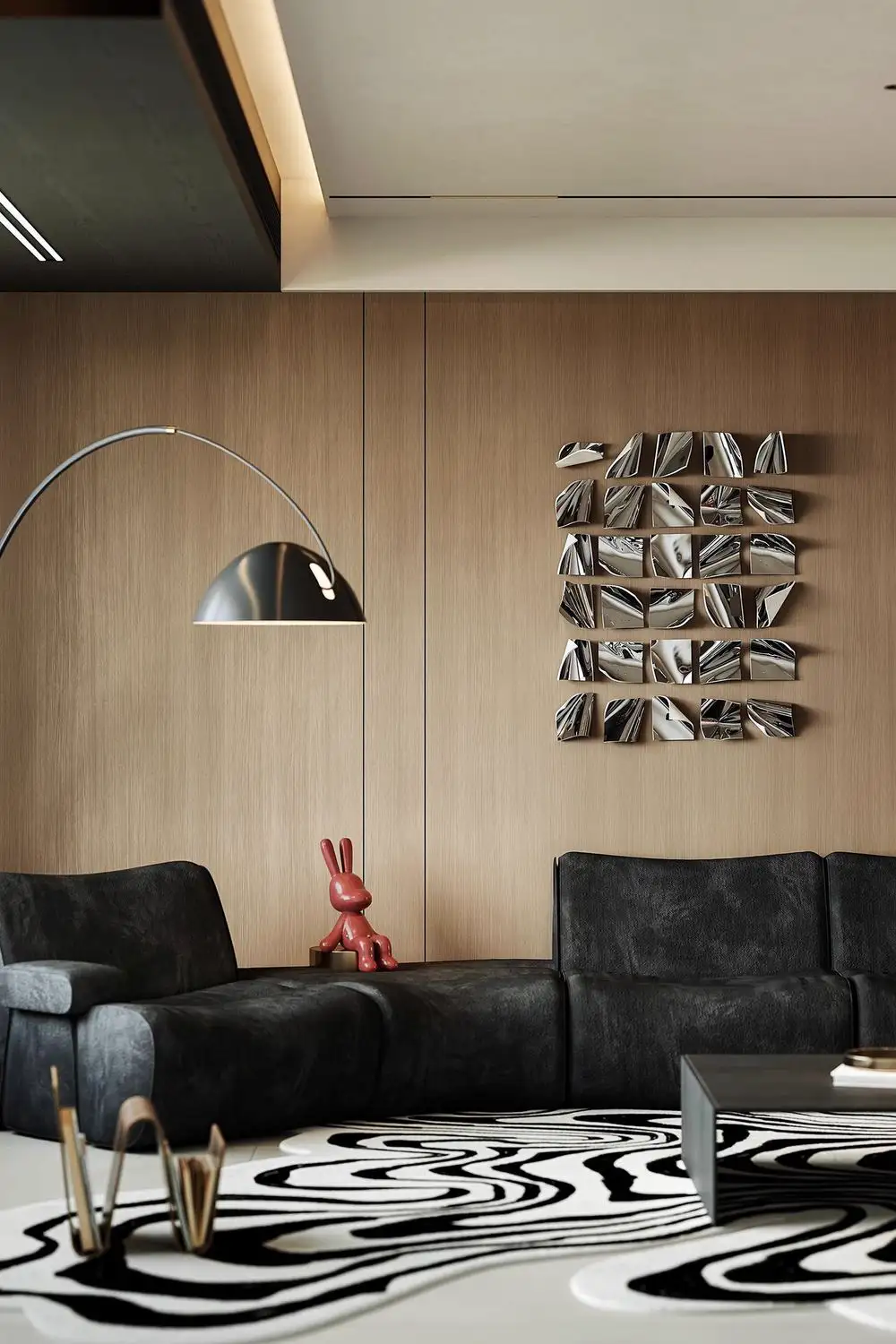 Italian Minimal Interior Rendering 13, interior view 6