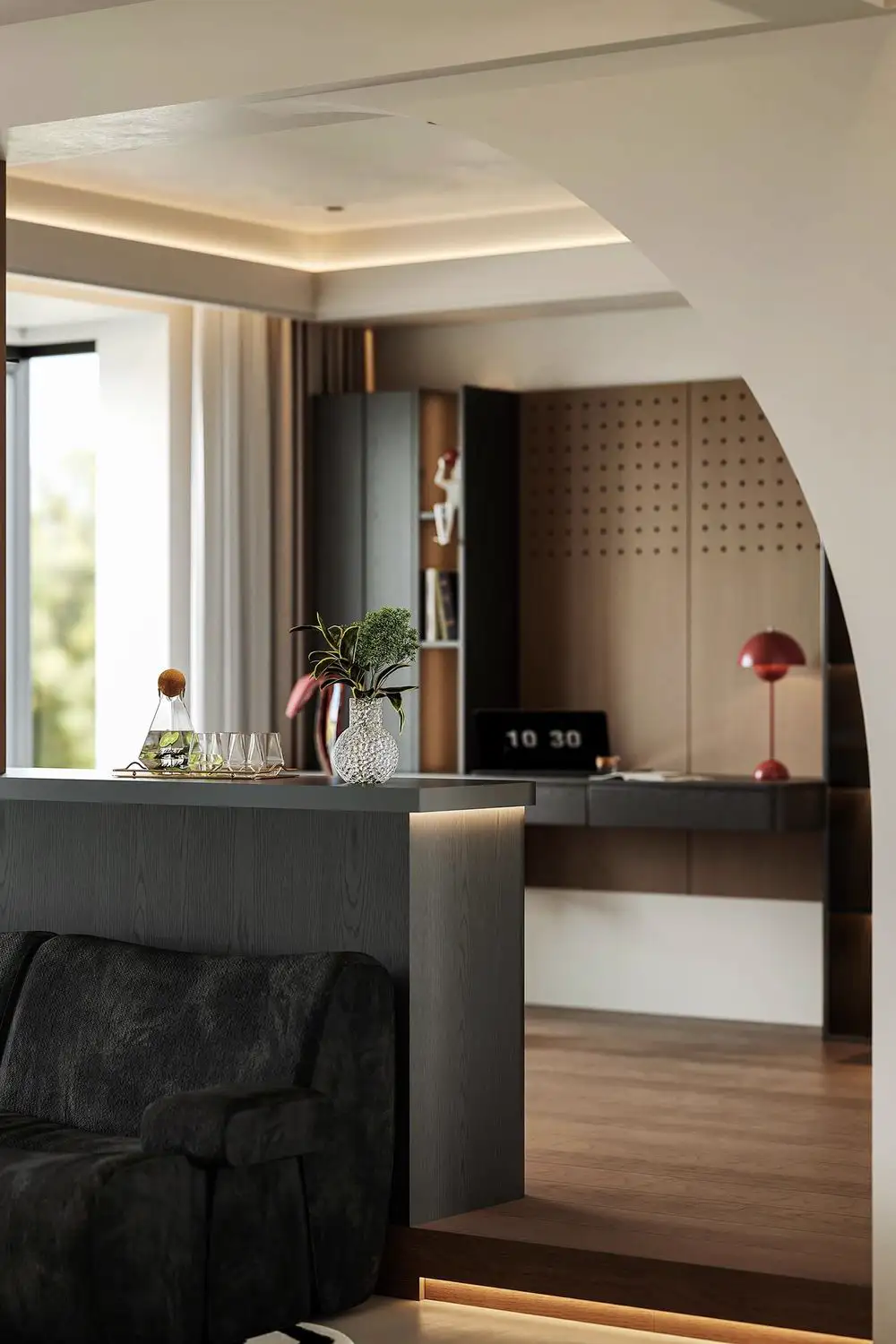 Italian Minimal Interior Rendering 13, interior view 10