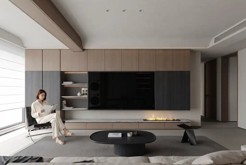 Italian Minimal Interior Rendering 14, interior view 1