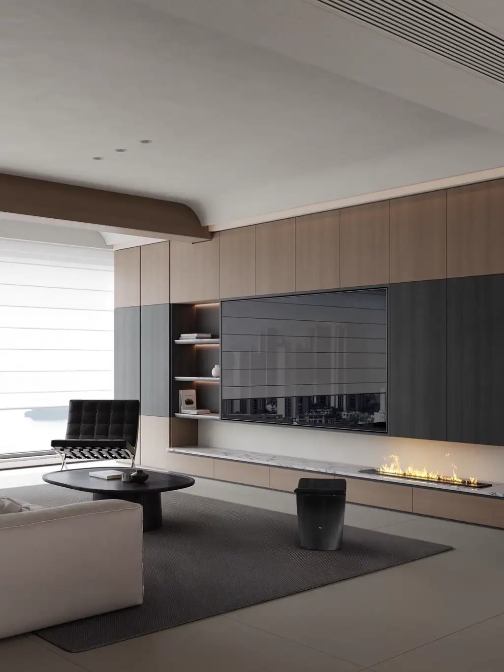 Italian Minimal Interior Rendering 14, interior view 2