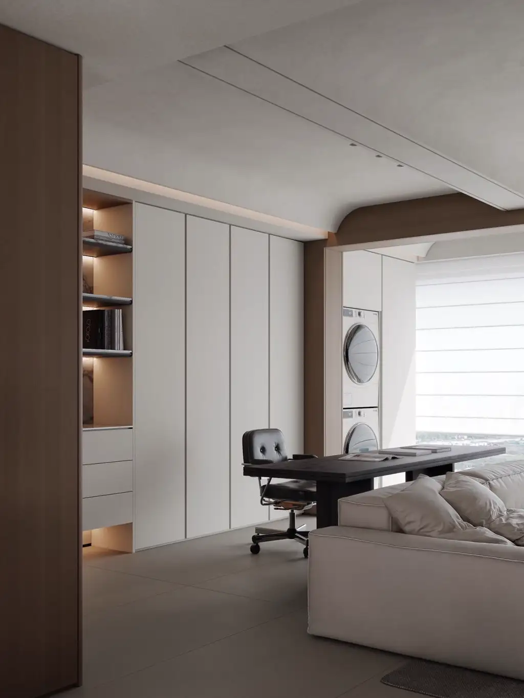 Italian Minimal Interior Rendering 14, interior view 4