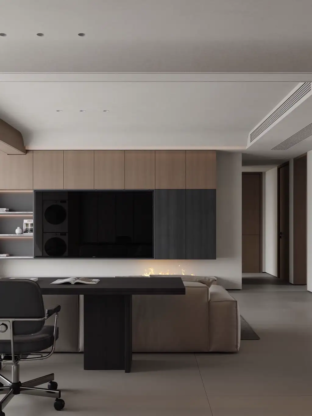 Italian Minimal Interior Rendering 14, interior view 5