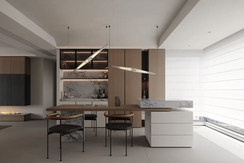 Italian Minimal Interior Rendering 14, interior view 9