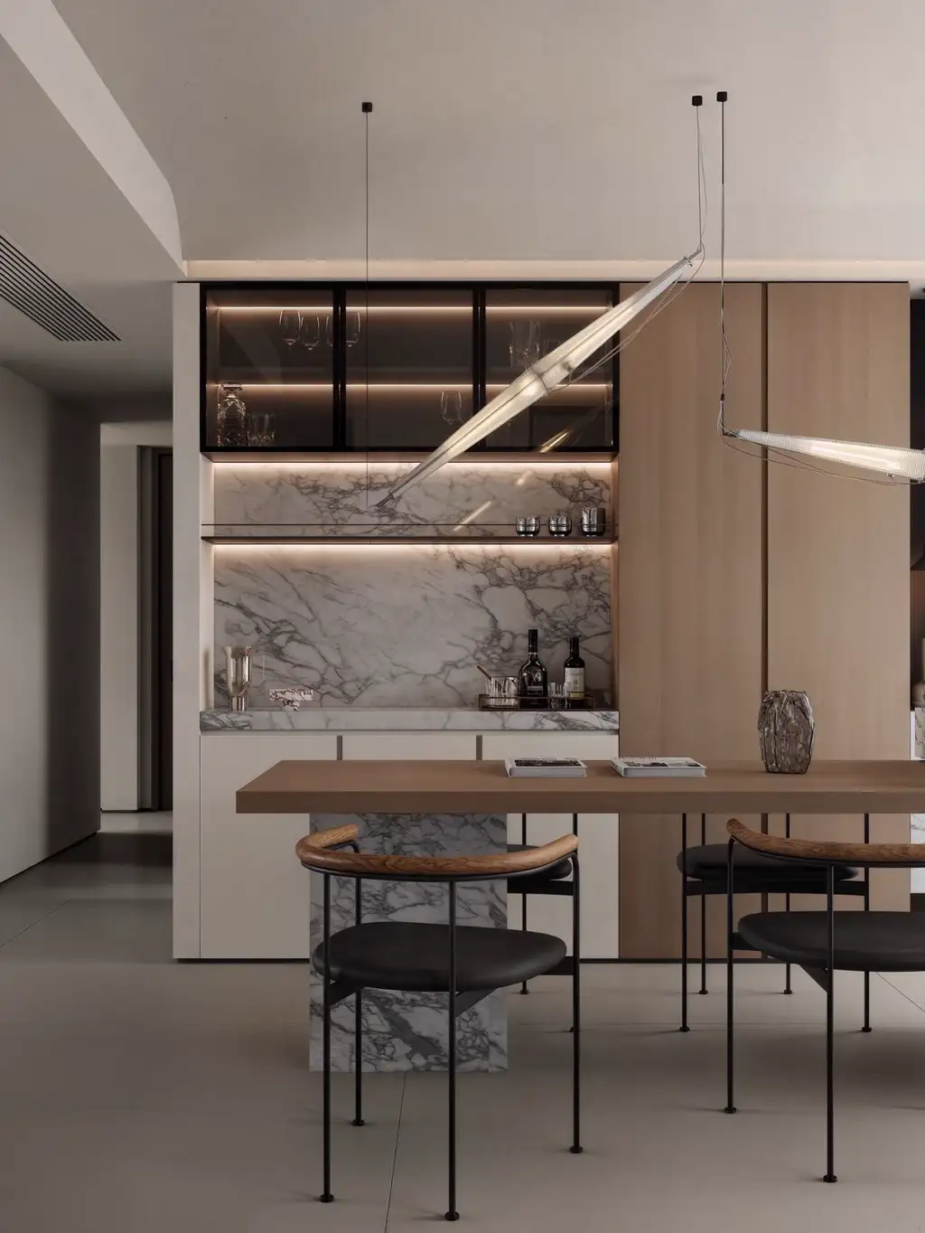 Italian Minimal Interior Rendering 14, interior view 10