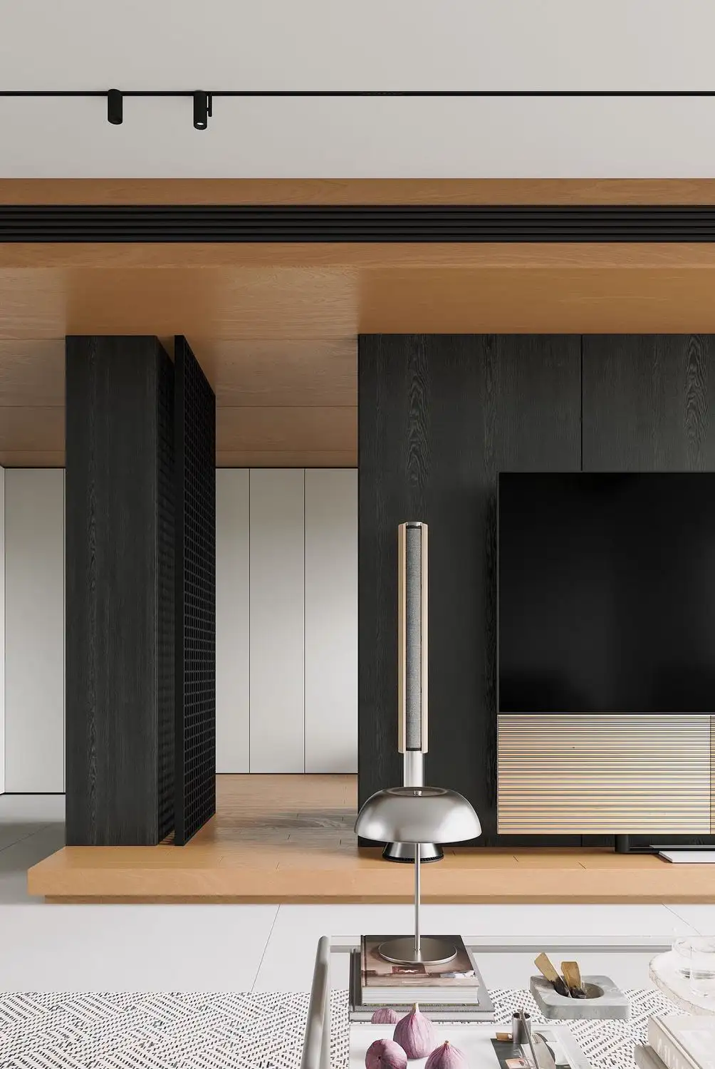 Italian Minimal Interior Rendering 15, interior view 1