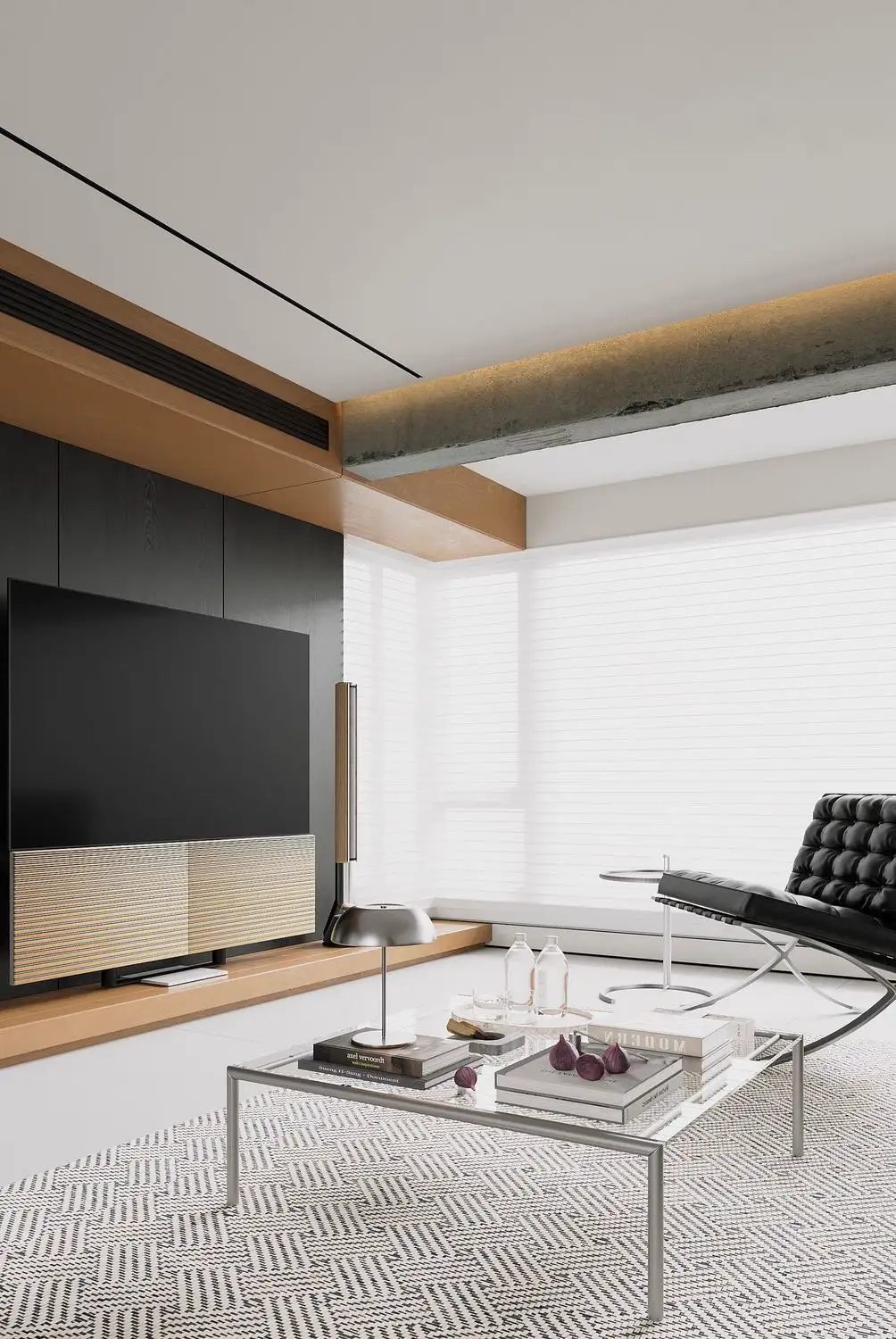 Italian Minimal Interior Rendering 15, interior view 2