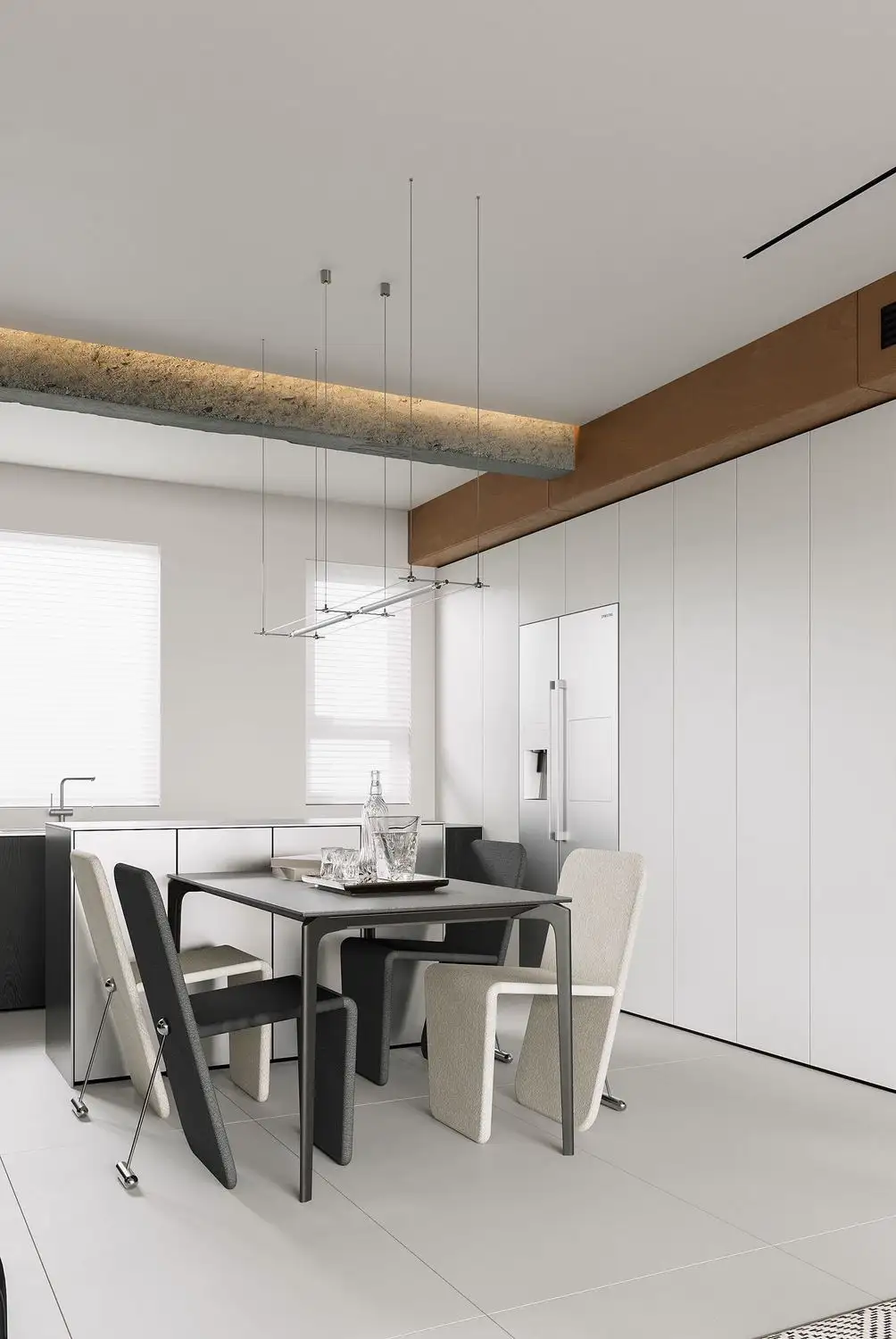 Italian Minimal Interior Rendering 15, interior view 4