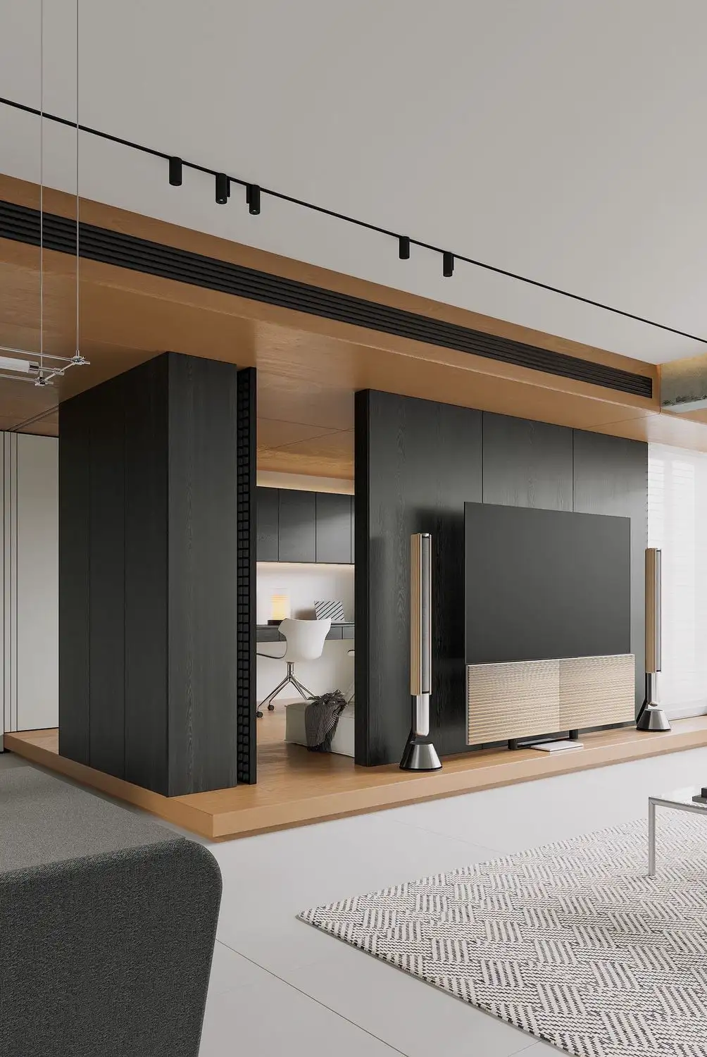 Italian Minimal Interior Rendering 15, interior view 8