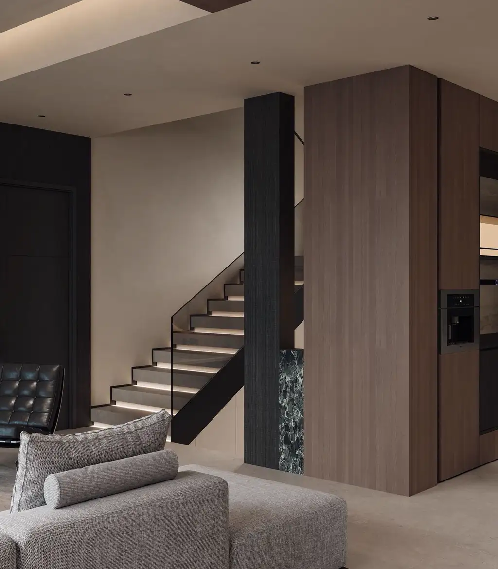Italian Minimal Interior Rendering 16, interior view 7