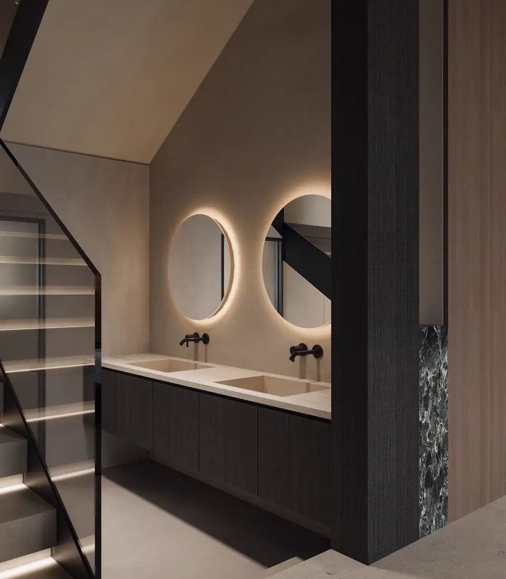 Italian Minimal Interior Rendering 16, interior view 9