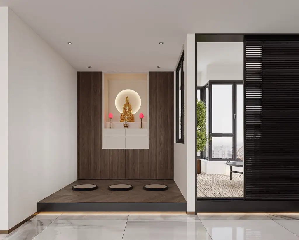 Italian Minimal Villa Rendering 01, interior view 18