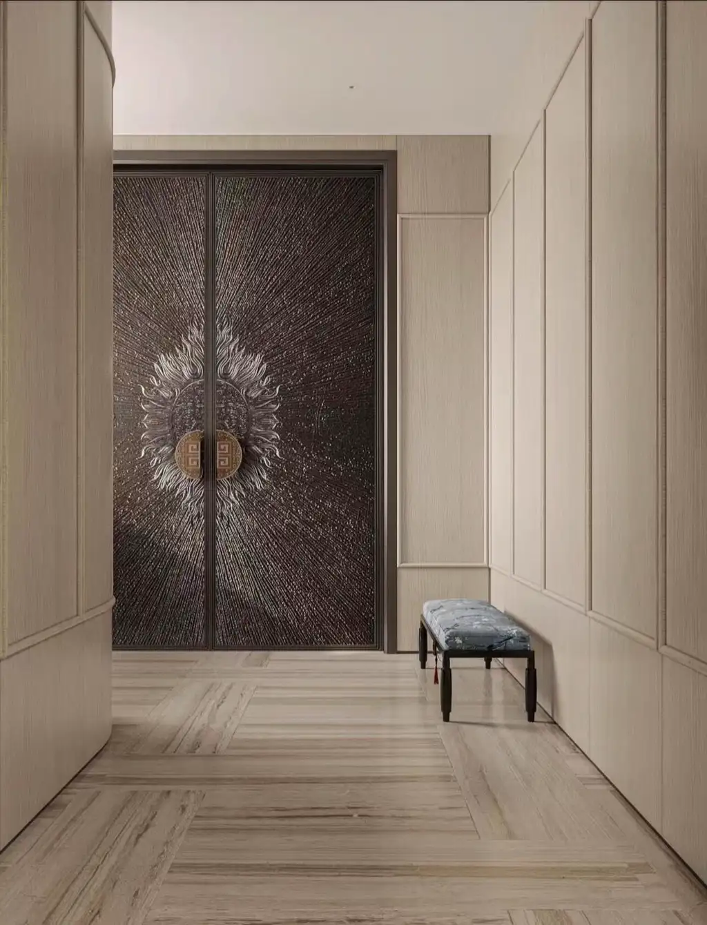 French Classic Interior Rendering 02, interior view 8