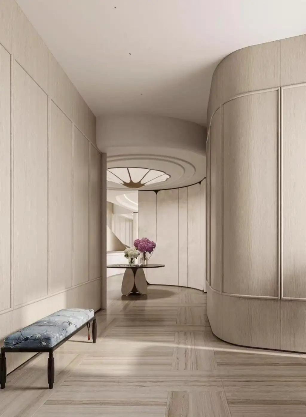 French Classic Interior Rendering 02, interior view 9