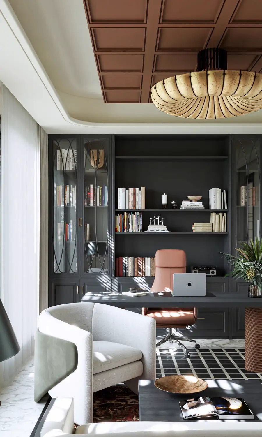 French Classic Interior Rendering 03, interior view 4