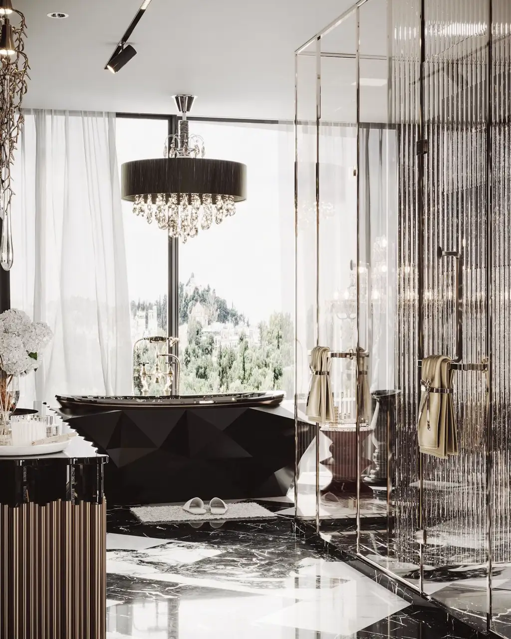 French Classic Interior Rendering 04, interior view 14