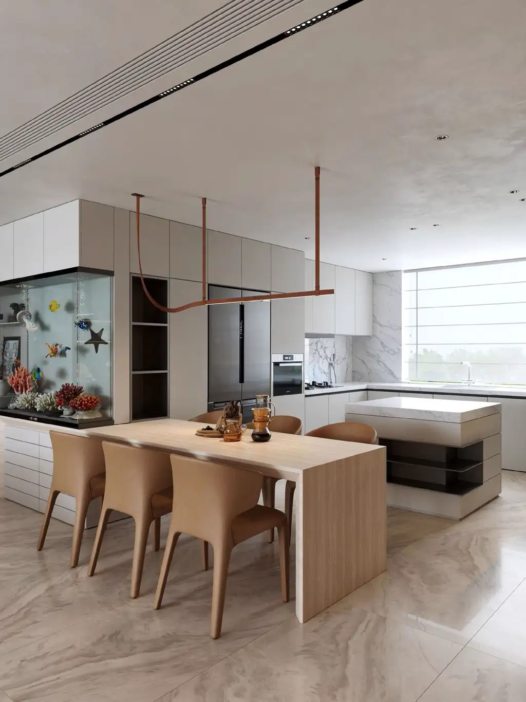 Italian Minimal Interior Rendering 17, interior view 4