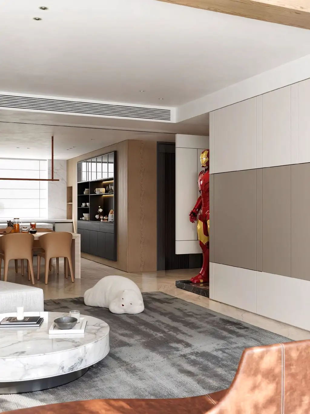 Italian Minimal Interior Rendering 17, interior view 6