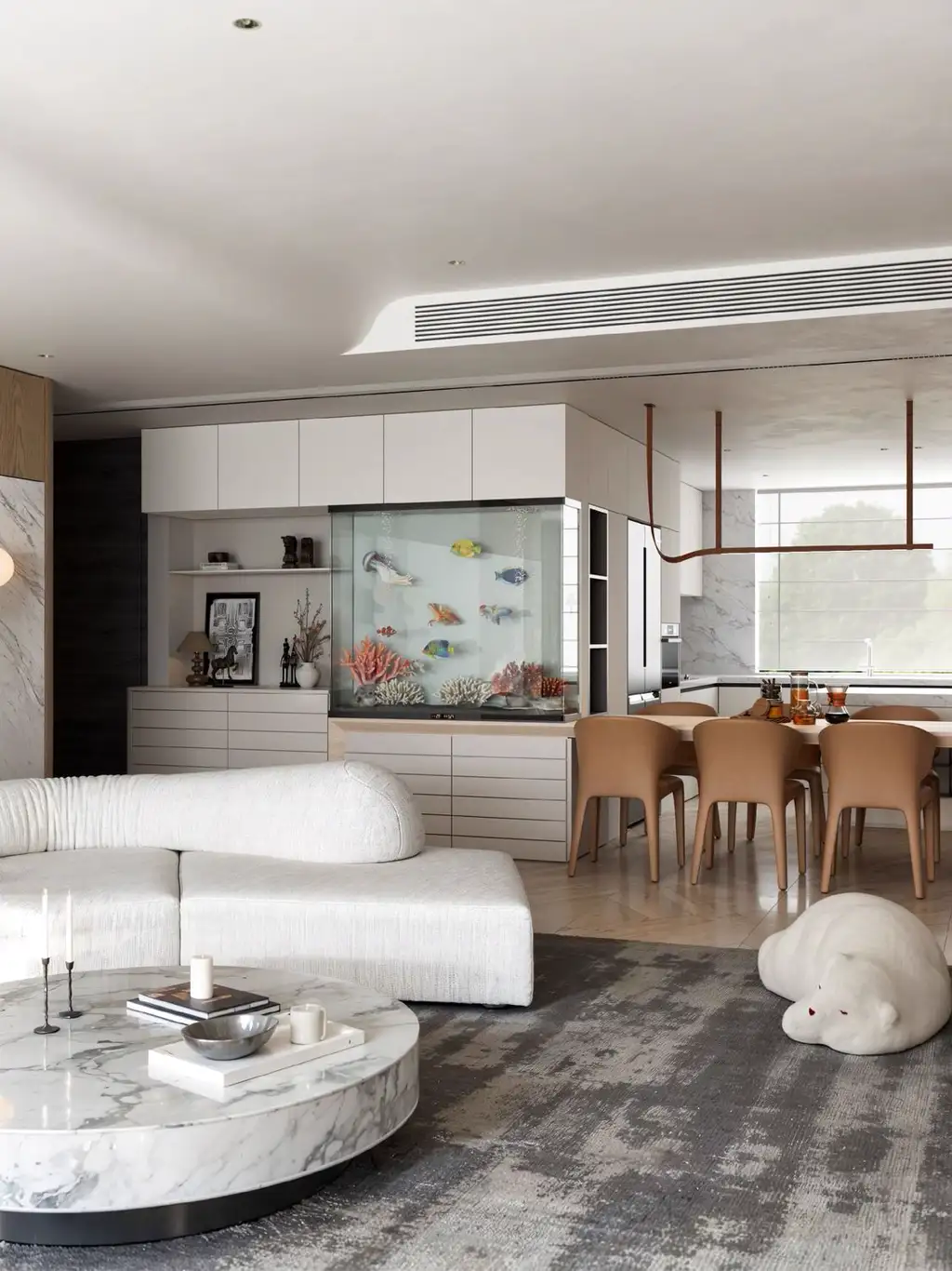 Italian Minimal Interior Rendering 17, interior view 7