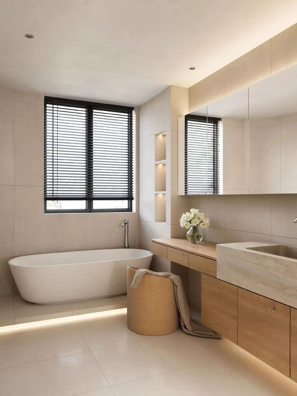 Italian Minimal Interior Rendering 17, interior view 11
