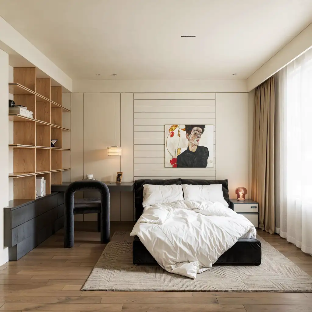 Italian Minimal Interior Rendering 17, interior view 17