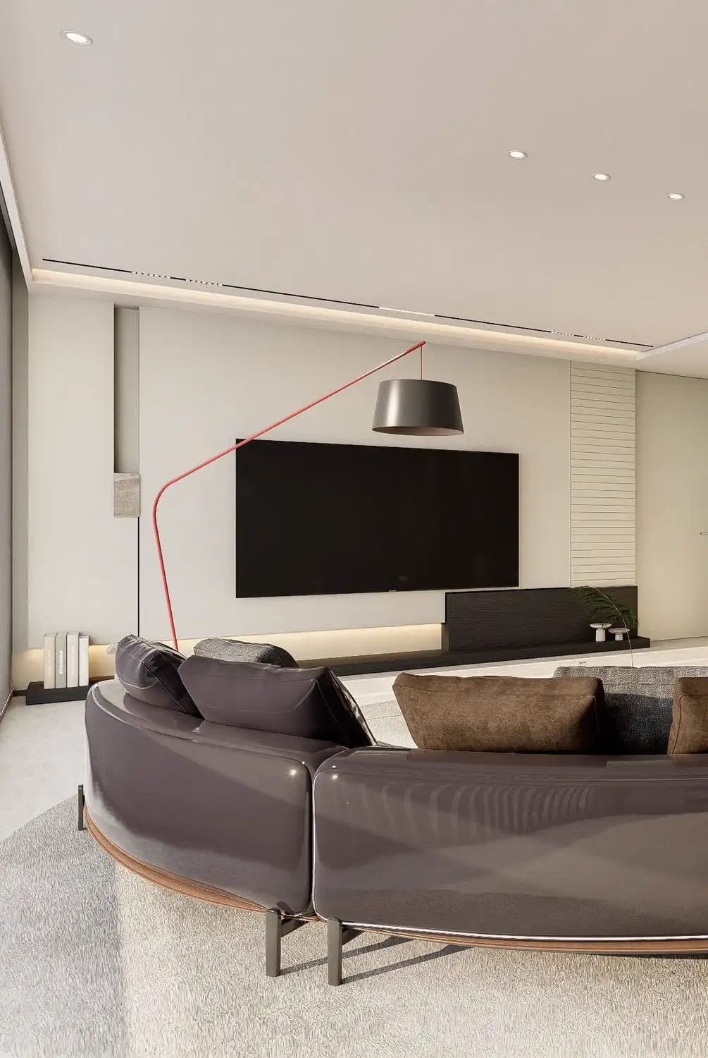Italian Minimal Interior Rendering 18, interior view 1