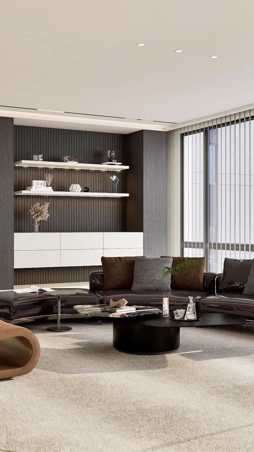 Italian Minimal Interior Rendering 18, interior view 3