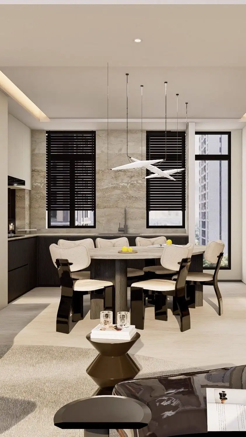 Italian Minimal Interior Rendering 18, interior view 4