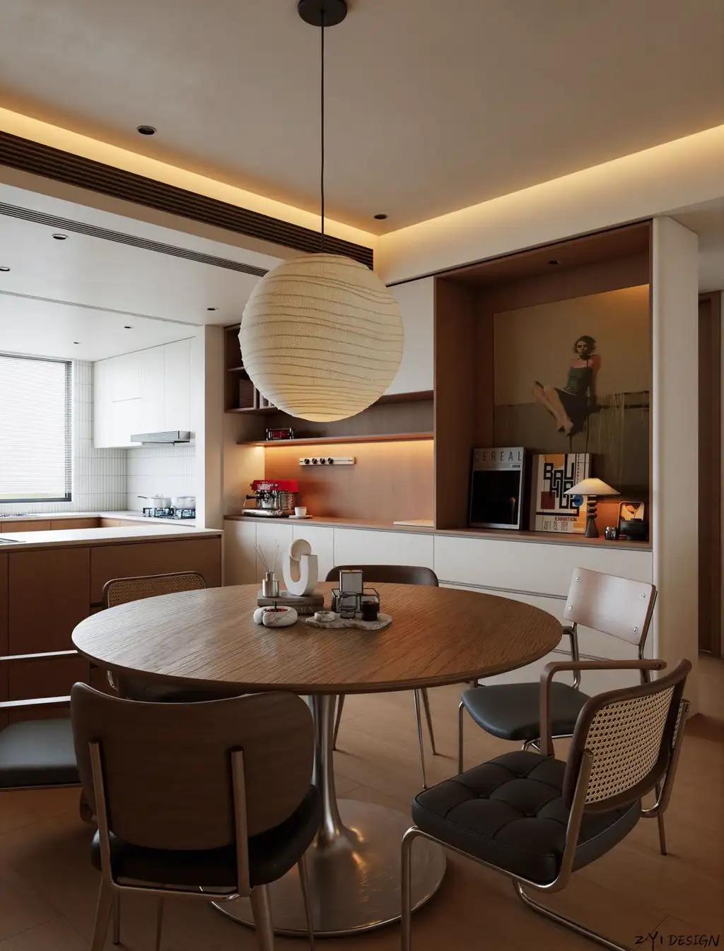 Warm Residential Rendering 06, interior view 13