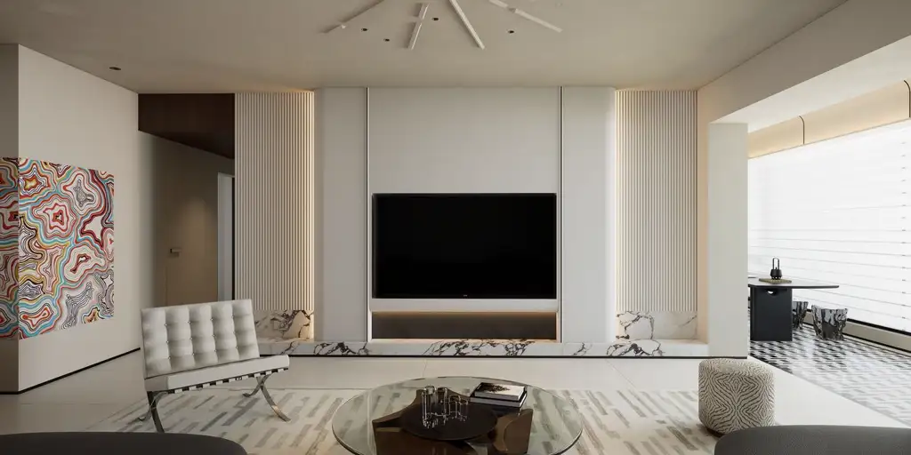 Warm Residential Rendering 07, interior view 5