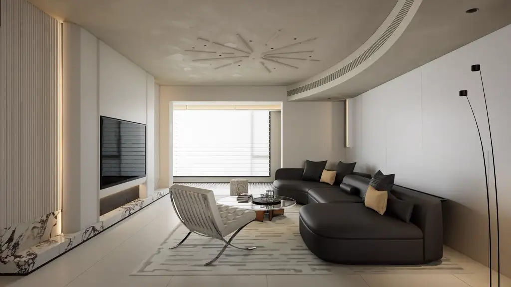 Warm Residential Rendering 07, interior view 6