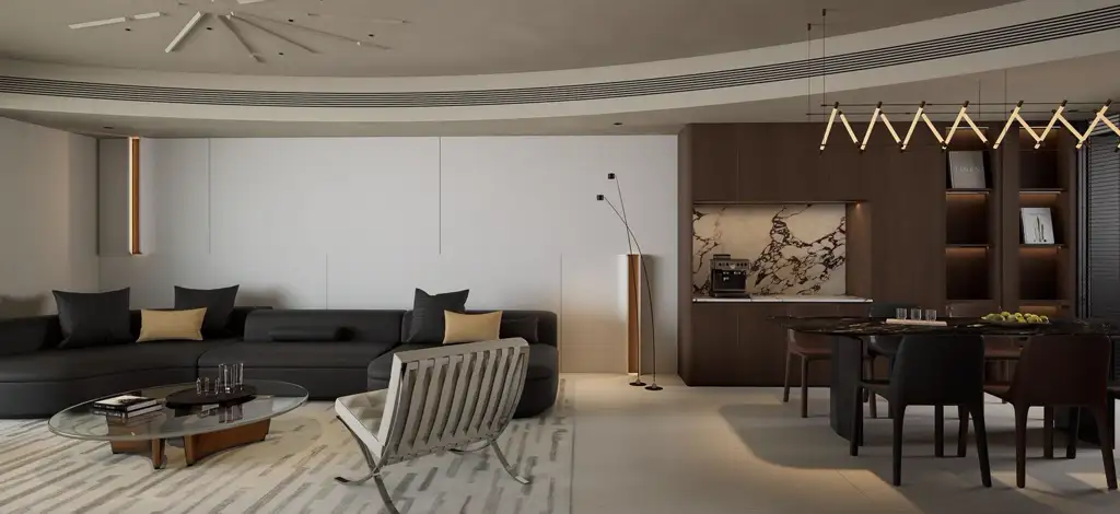 Warm Residential Rendering 07, interior view 9