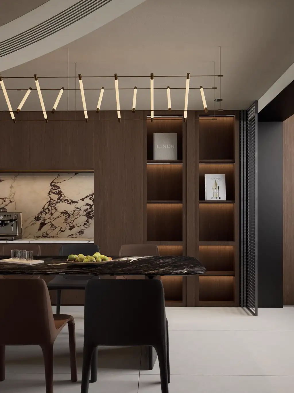 Warm Residential Rendering 07, interior view 13