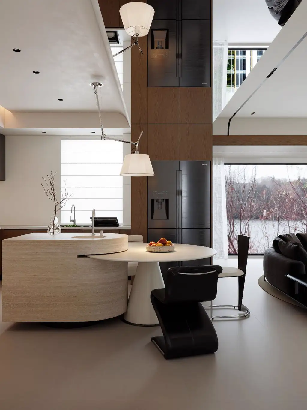 Modern Interior Rendering 02, interior view 5