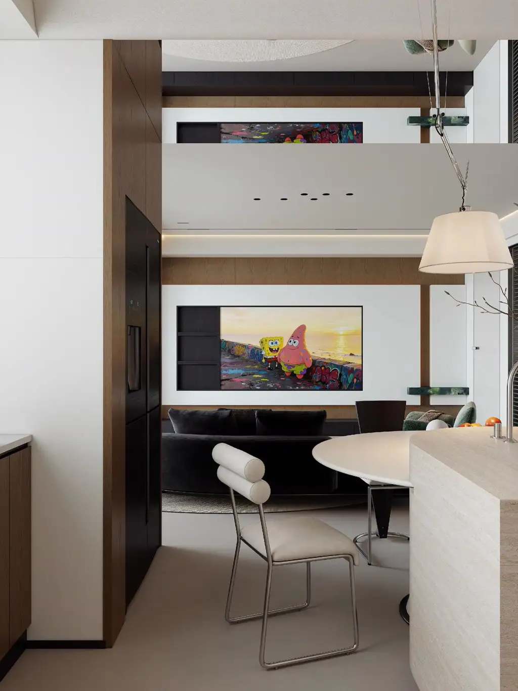 Modern Interior Rendering 02, interior view 7