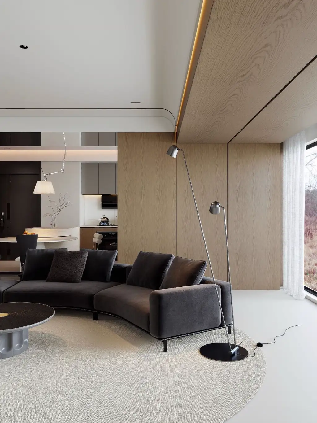 Modern Interior Rendering 02, interior view 8