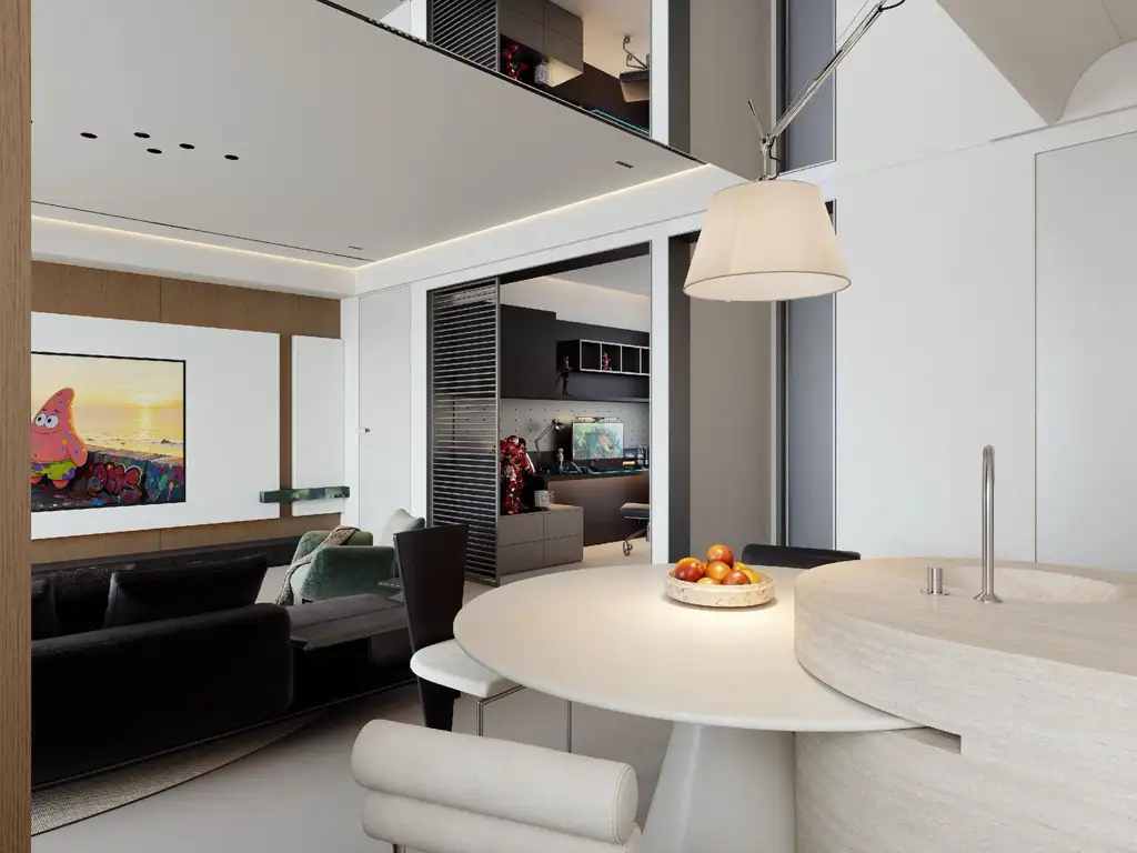 Modern Interior Rendering 02, interior view 10