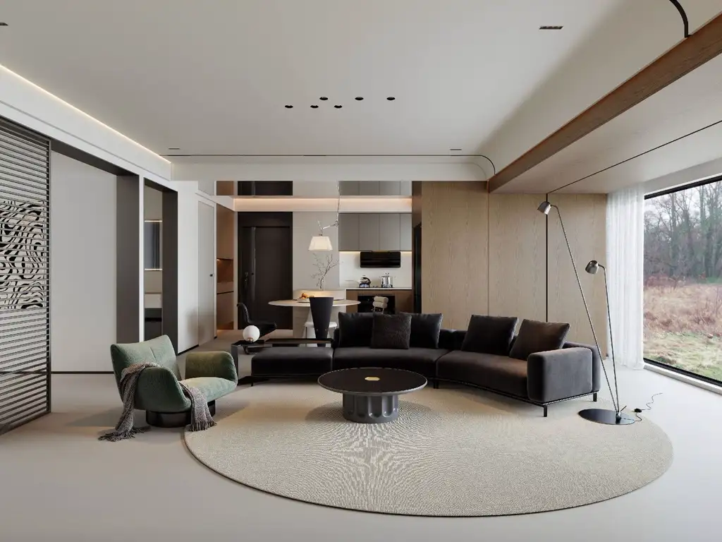 Modern Interior Rendering 02, interior view 13