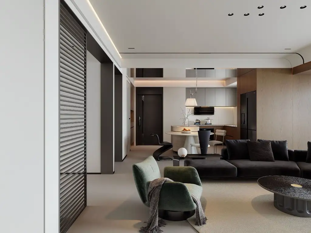 Modern Interior Rendering 02, interior view 15