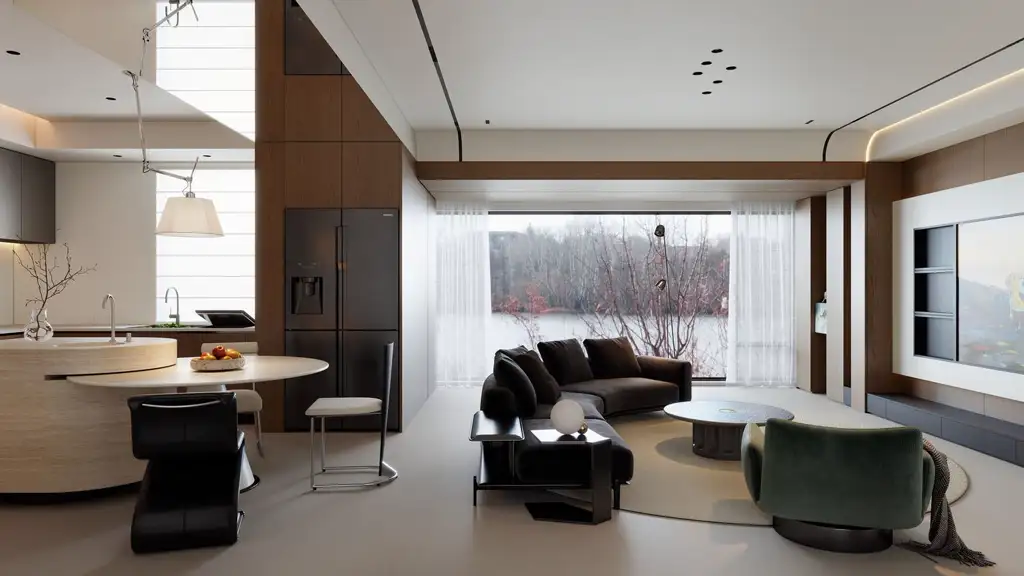 Modern Interior Rendering 02, interior view 18