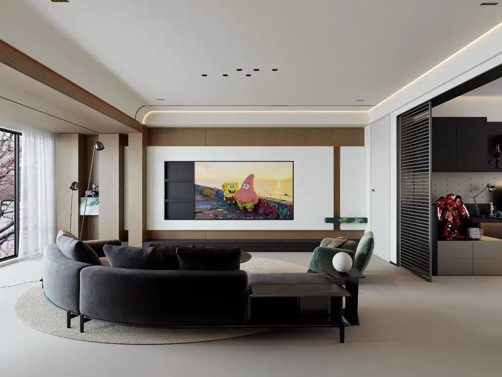 Modern Interior Rendering 02, interior view 19
