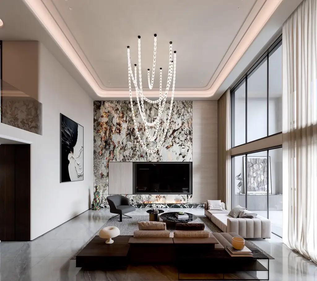 Modern Full-home Rendering 01, interior view 2