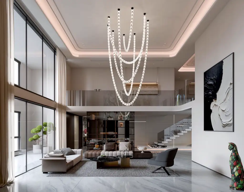 Modern Full-home Rendering 01, interior view 6