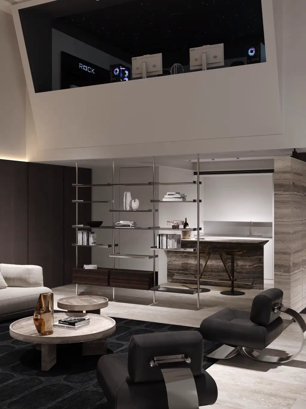 Modern Full-home Rendering 02, interior view 4