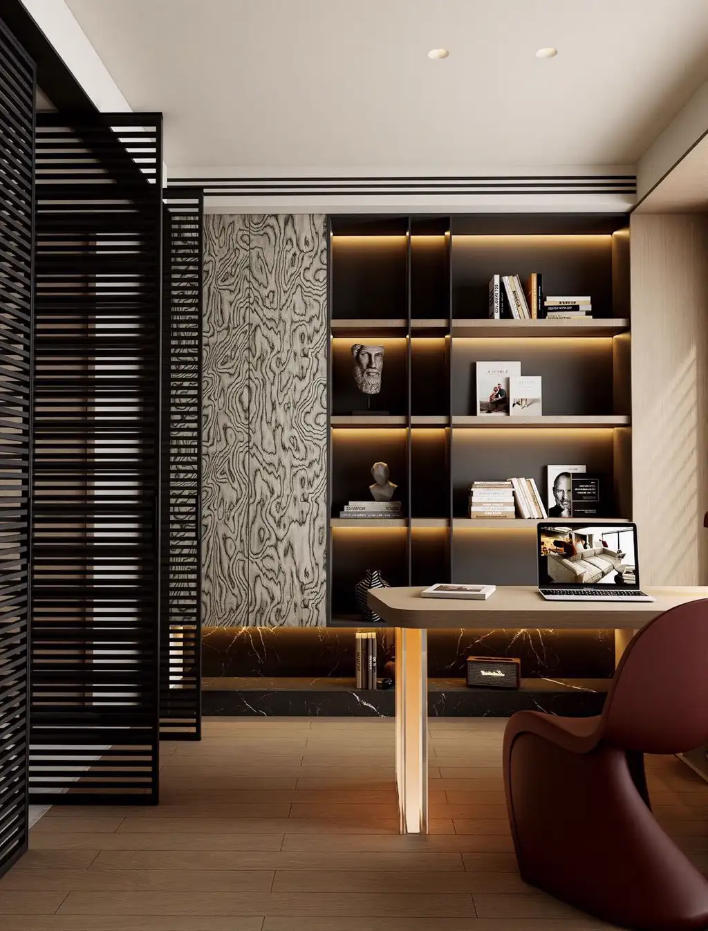 Italian Minimal Interior Rendering 19, interior view 2