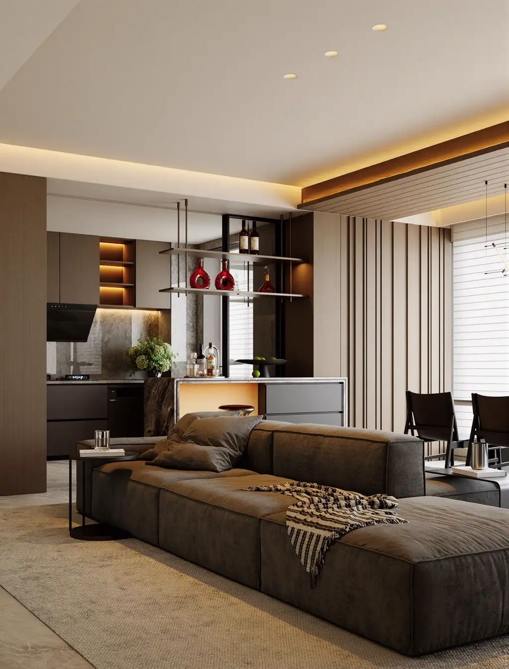Italian Minimal Interior Rendering 19, interior view 3