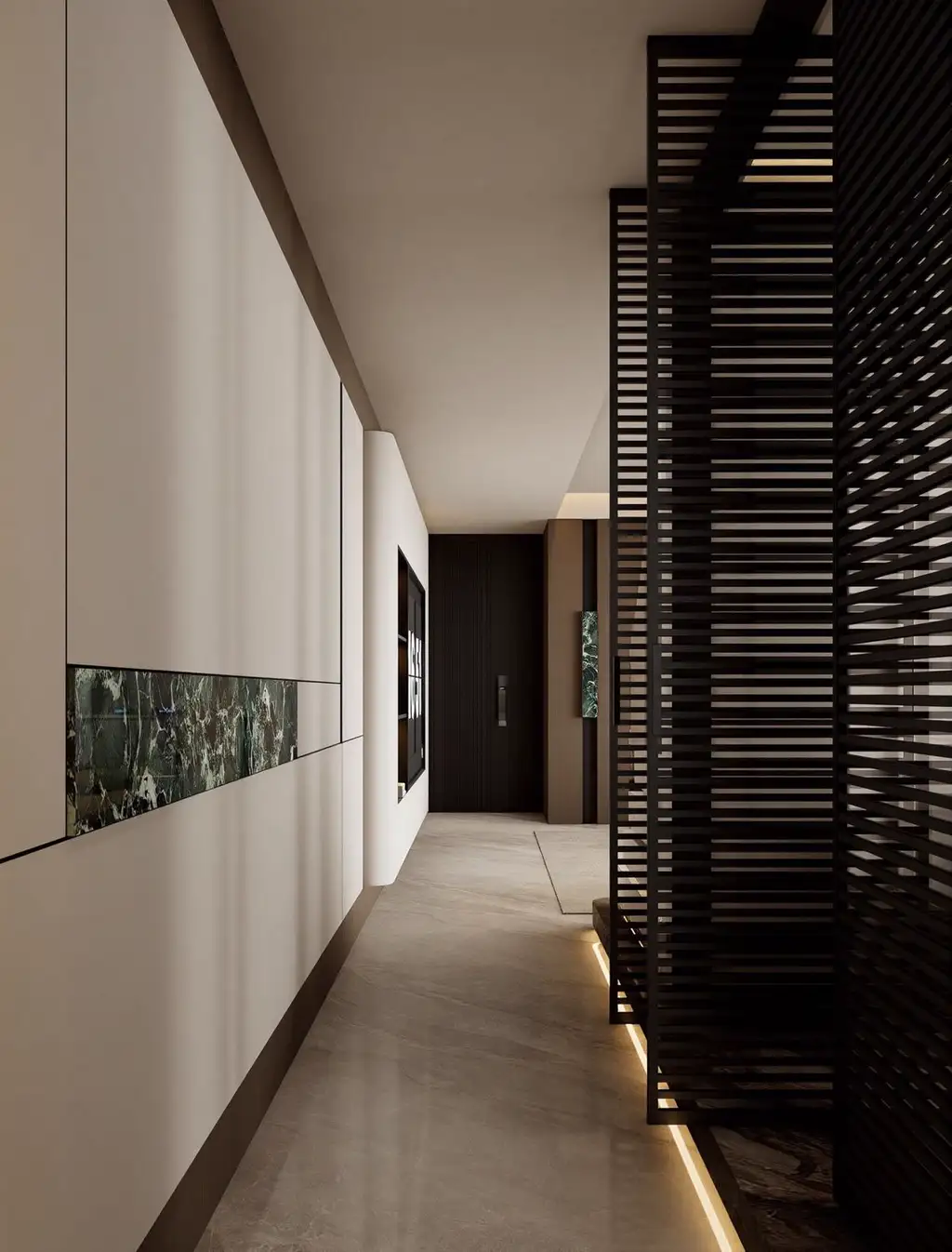 Italian Minimal Interior Rendering 19, interior view 4