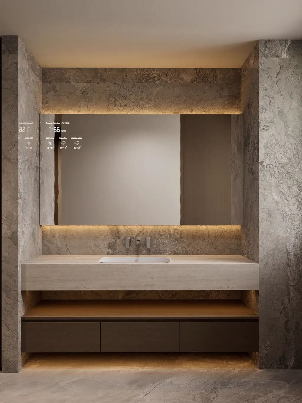 Italian Minimal Interior Rendering 19, interior view 9
