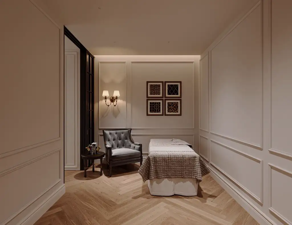 French Classic Interior Rendering 05, interior view 8
