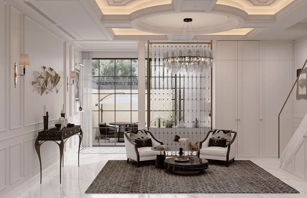 French Classic Interior Rendering 05, interior view 16